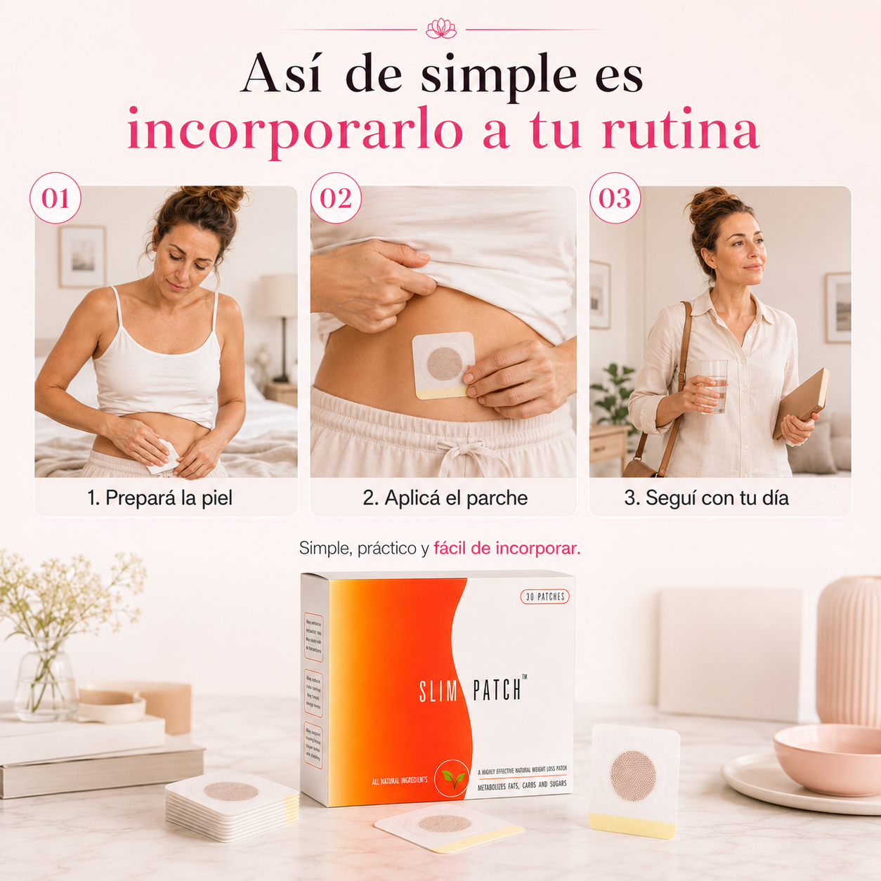 Parche adelgazante x 30 unidades