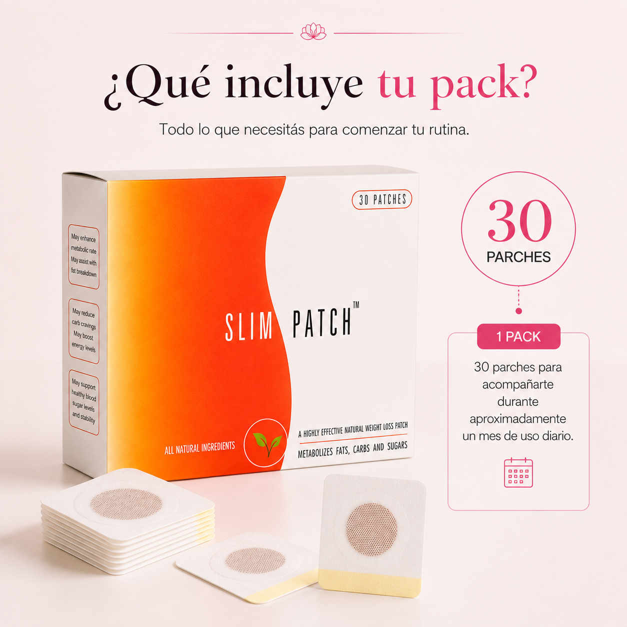 Parche adelgazante x 30 unidades